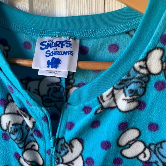 Smurf onesie pyjama size medium - Picture 2 of 8
